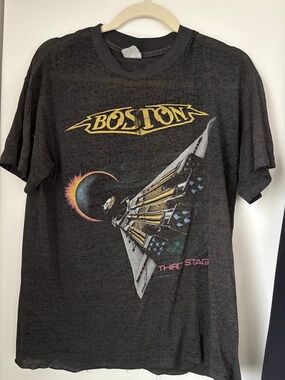 Super rare 80’s Vintage Boston third stage tour tee single stitch
